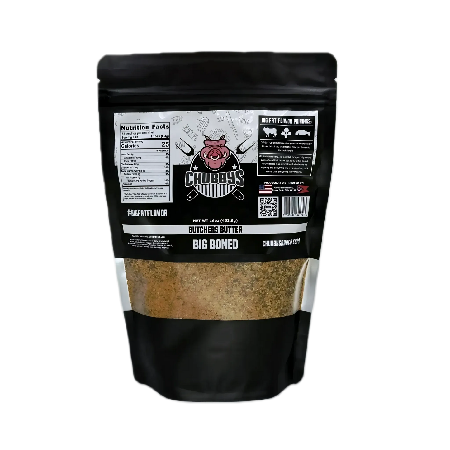 Big Boned Rub from CHUBBYS BBQ 1lb bag