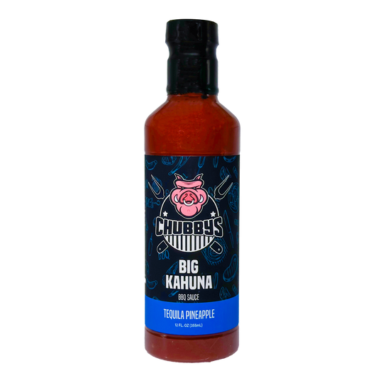 Big Kahuna Tequila Pineapple BBQ Sauce bottle by CHUBBYS